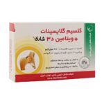 قرص کلسیم گلایسینات و ویتامین د3 200میلیگرم + 400واحد 30 عددی شاری
