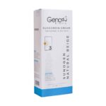 کرم ضد آفتاب پوست خشک و معمولی بژ طبیعی SPF50 50 میلی لیتر ژنوبایوتیک