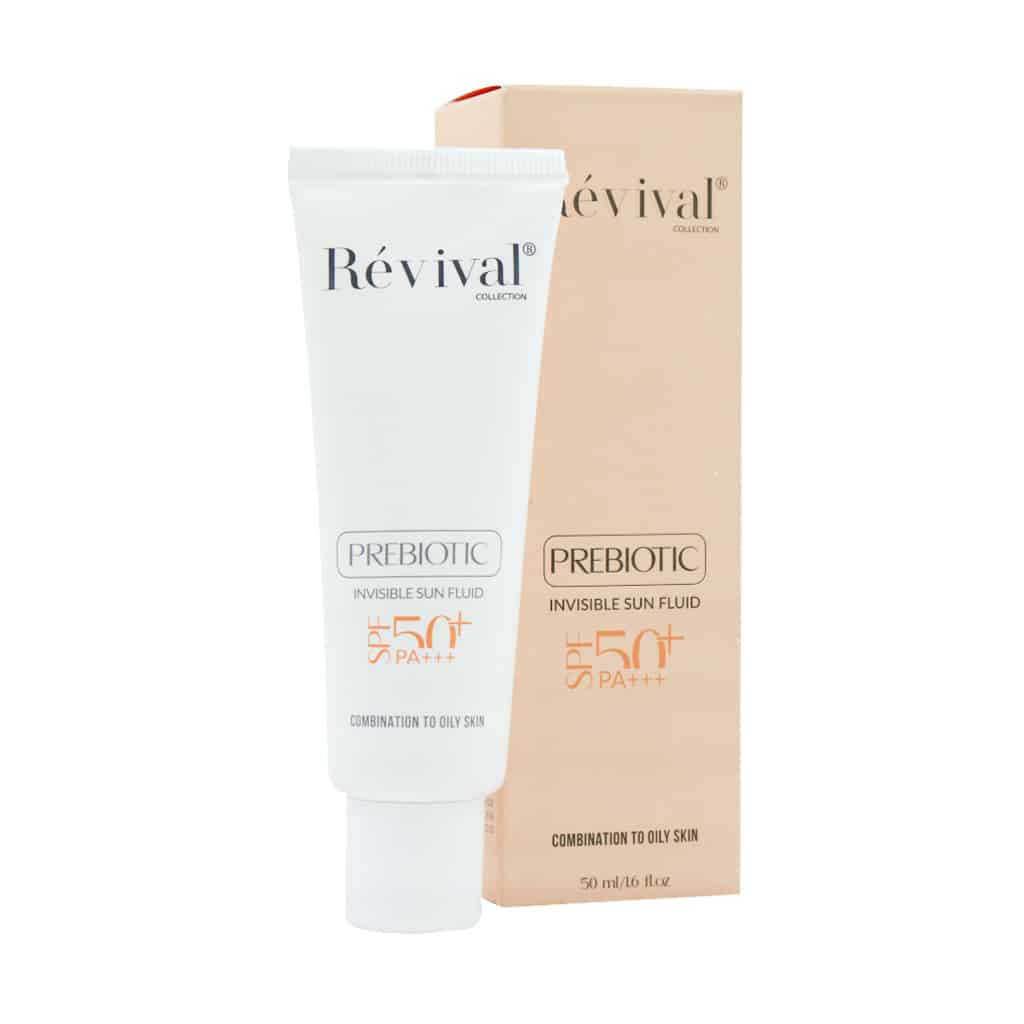فلوئید ضد آفتاب بی رنگ SPF50 مناسب پوست چرب 50 میلی ( رویوال )1 فلوئید ضد آفتاب بی رنگ SPF50 مناسب پوست چرب 50 میلی رویوال - Image 1