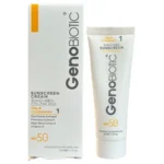 ضد آفتاب SPF50 پوست چرب و مختلط بی رنگ 50 میلی لیتر ژنوبایوتیک