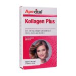 قرص کلاژن پلاس کلاژن + لیزین + ویتامین ث (500میلیگرم + 50میلیگرم + 30میلیگرم) آپوویتال 30 عددی