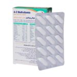 قرص AZ آ-زد مولتی ویتامین پلاس کیو10 و لوتئین یوروویتال 60 عددی - Image 2