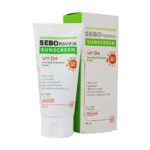 کرم ضد آفتاب SPF50 فاقد چربی رنگی سبو فارما مناسب پوست چرب و مختلط 50 میلی لیتر مای