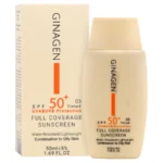 کرم ضد آفتاب رنگی03 پوست چرب SPF50 50 میلی لیتر ژیناژن