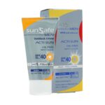 کرم ضد آفتاب فاقد چربی spf40 آقایان مناسب برای انواع پوست بی رنگ 50 میلی لیتر سان سیف - Image 2