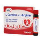 محلول خوراکی کارنیتین + آرژنین (1گرم+1گرم/25میلیلیتر) یوروویتال 6 عددی