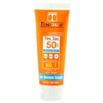 کرم ضد آفتاب SPF50 مناسب پوست های خشک و حساس رنگی بژ روشن 40 میلی لیتر تینولا